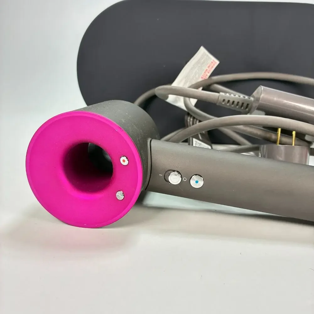 Dyson Supersonic Gray Pink Iron ALCI Plug Leakage Circuit Interrupter Hair Dryer